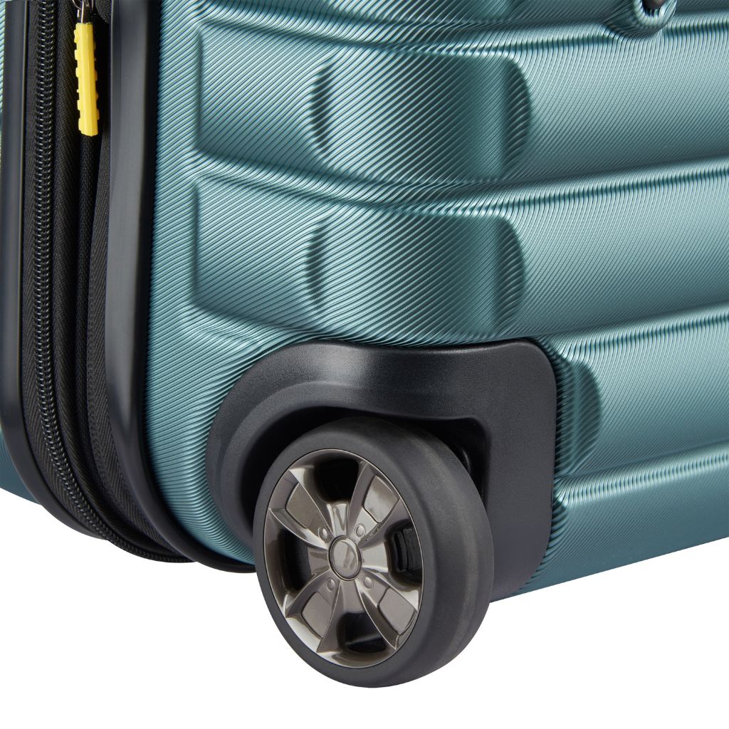 Delsey Shadow Underseat 2 - Wheel Cabin Luggage - Green - Love Luggage