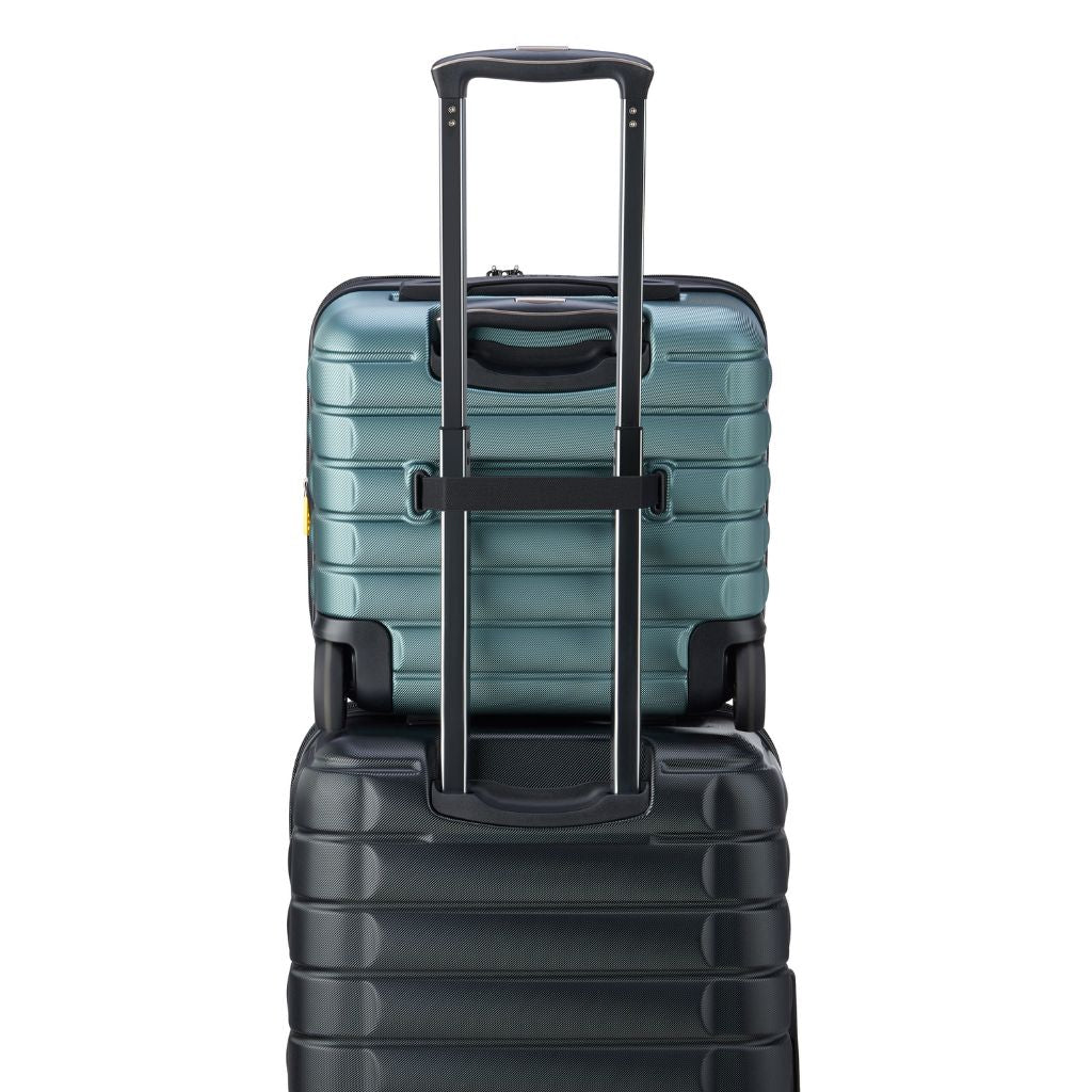 Delsey Shadow Underseat 2 - Wheel Cabin Luggage - Green - Love Luggage