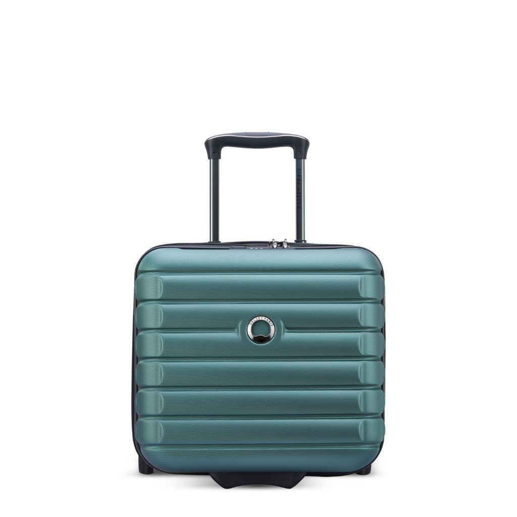Delsey Shadow Underseat 2 - Wheel Cabin Luggage - Green - Love Luggage