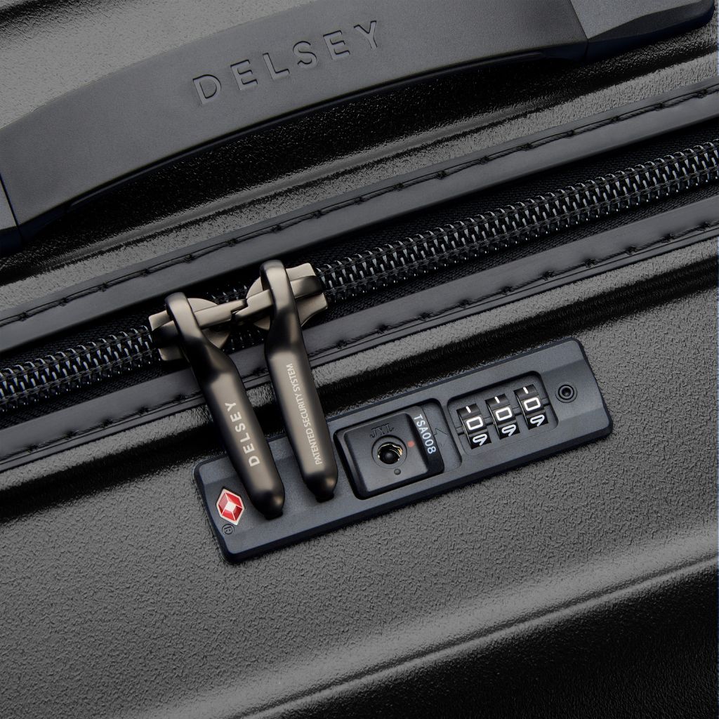 Delsey Turenne 2.0 - 2 Piece Hardside Luggage Duo Black - Love Luggage