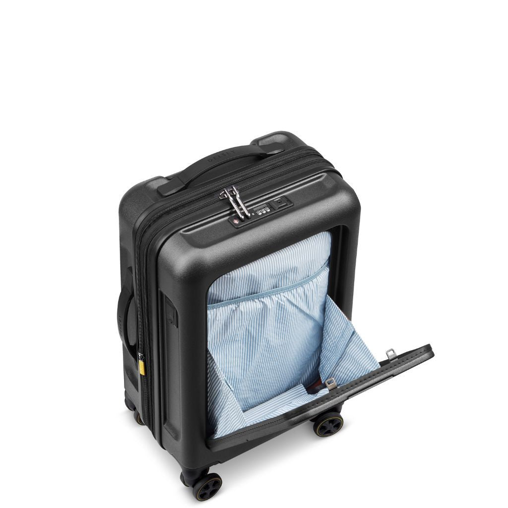 Delsey Turenne 2.0 55cm Business Carry On Luggage - Black - Love Luggage