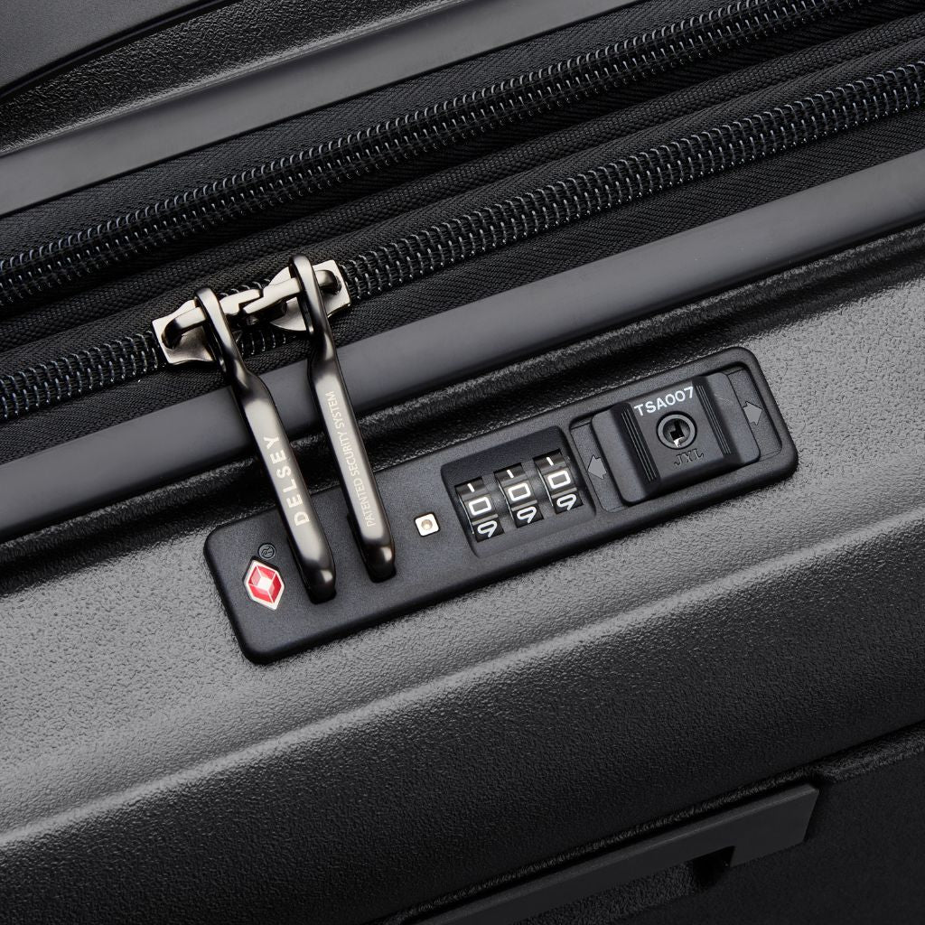 Delsey Turenne 2.0 70cm Medium Luggage - Black - Love Luggage