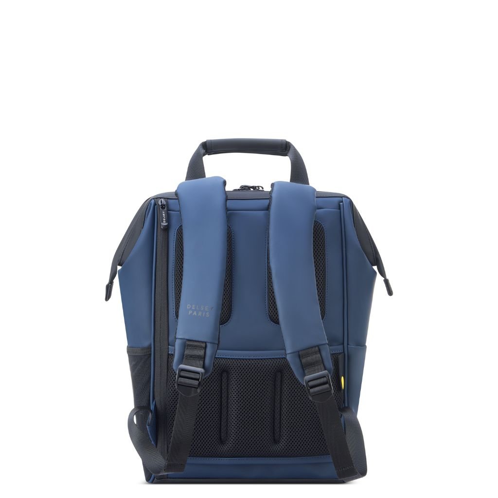 Delsey Turenne Soft Laptop Backpack 14" - Night Blue - Love Luggage