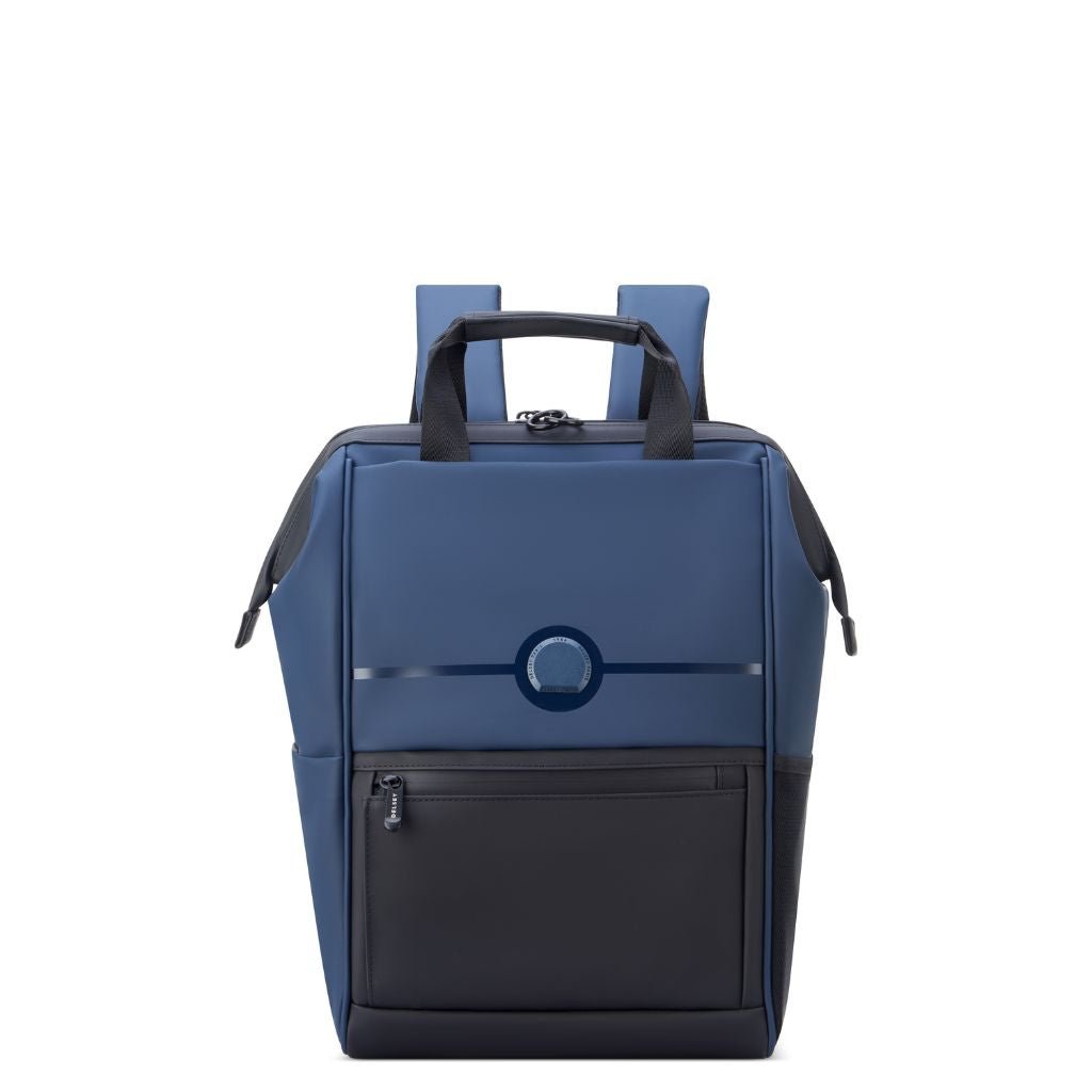 Delsey Turenne Soft Laptop Backpack 14" - Night Blue - Love Luggage