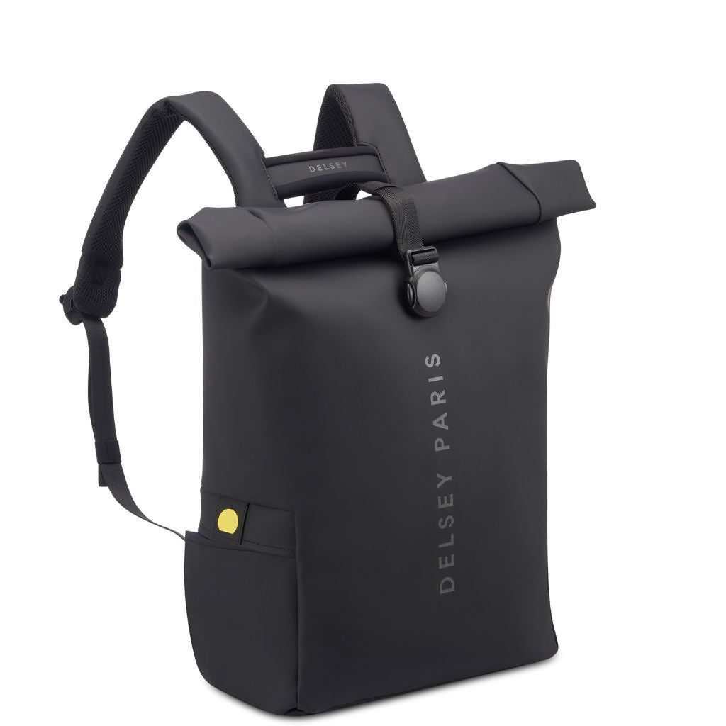 Delsey Turenne Soft Laptop Backpack 15" - Black - Love Luggage