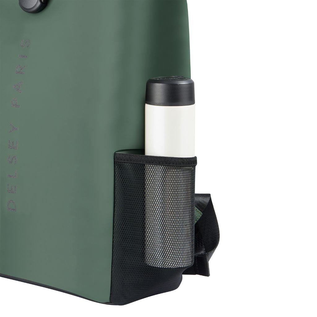 Delsey Turenne Soft Laptop Backpack 15" - Green - Love Luggage