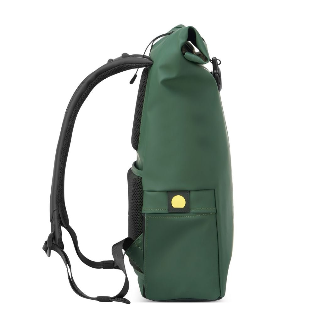 Delsey Turenne Soft Laptop Backpack 15" - Green - Love Luggage