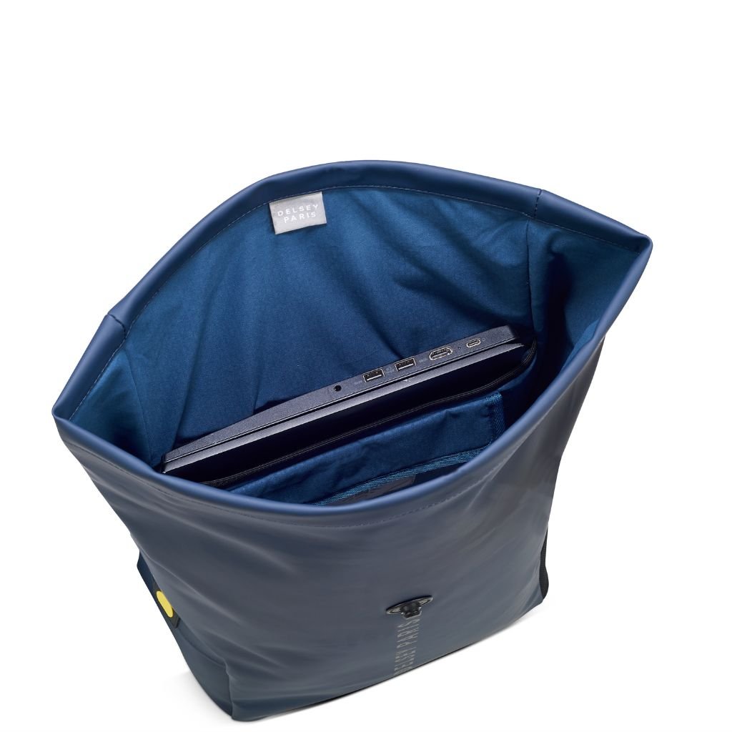 Delsey Turenne Soft Laptop Backpack 15" - Navy - Love Luggage