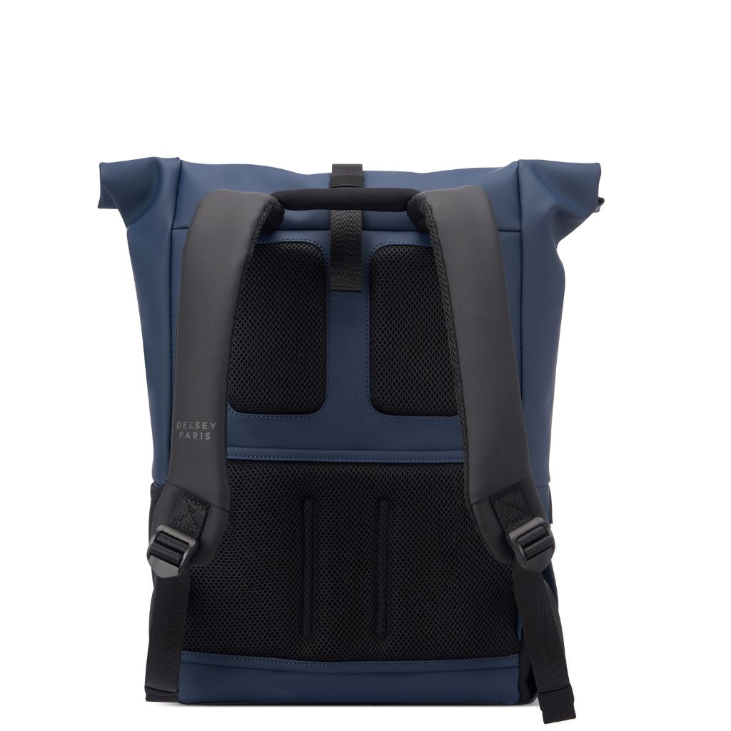Delsey Turenne Soft Laptop Backpack 15" - Navy - Love Luggage