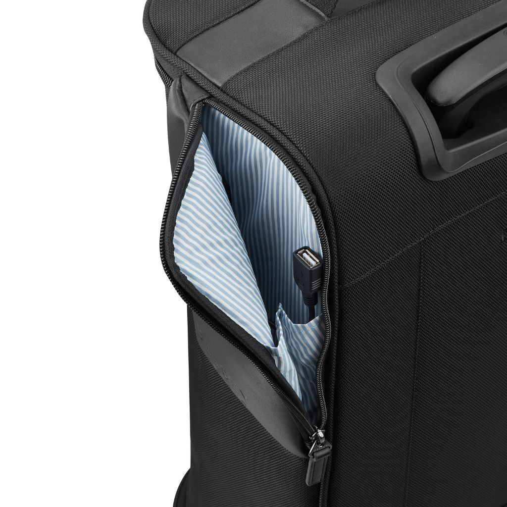 Delsey Wagram 2 - Wheel Garment Cabin Case - Black - Love Luggage