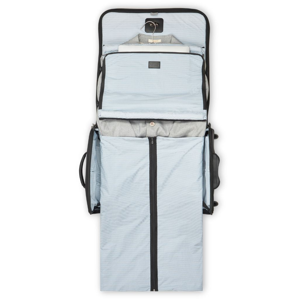 Delsey Wagram 2 - Wheel Garment Cabin Case - Black - Love Luggage