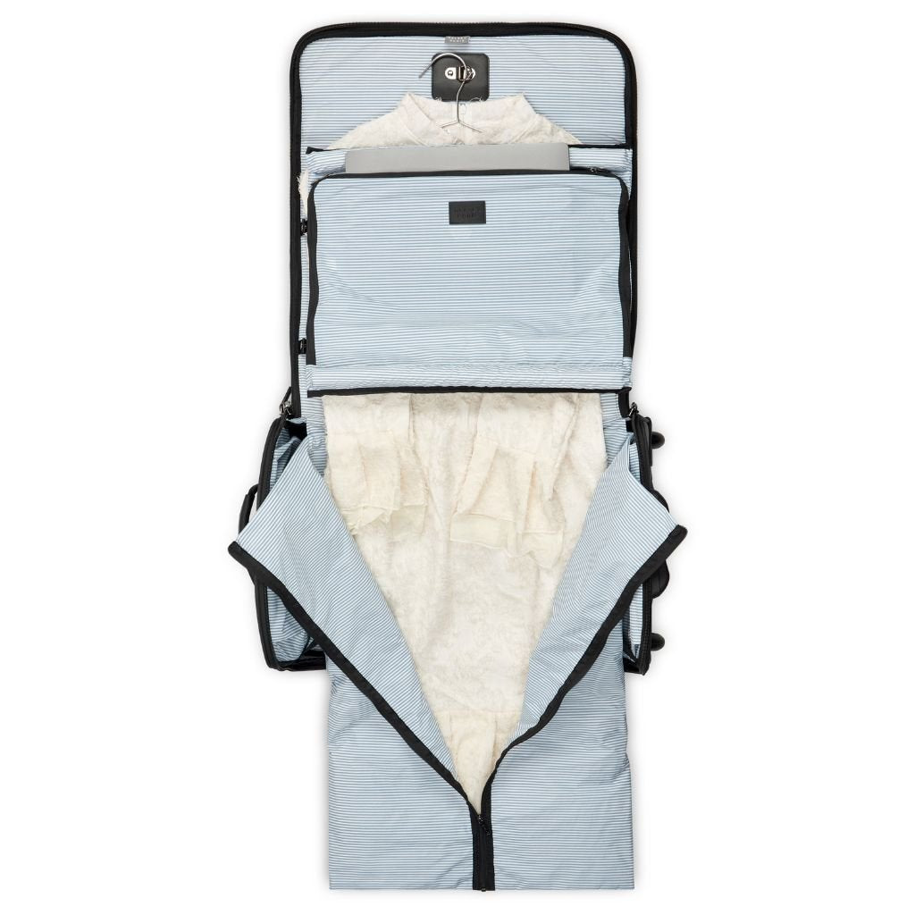 Delsey Wagram 2 - Wheel Garment Cabin Case - Black - Love Luggage