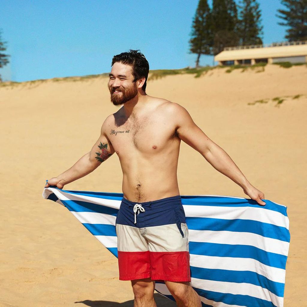 Dock & Bay Beach Towel Cabana Light Collection Xl - Bondi Blue - Love Luggage