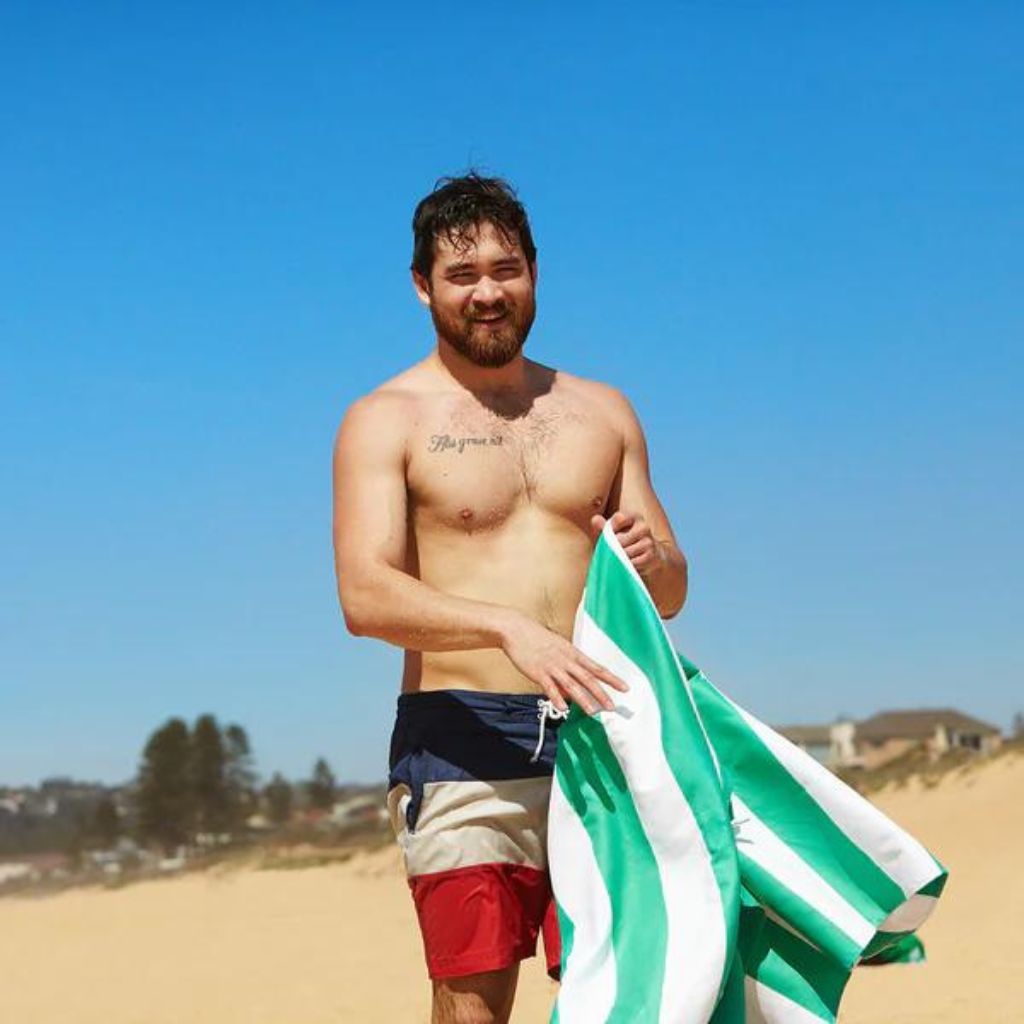 Dock & Bay Beach Towel Cabana Light Collection XL - Cancun Green - Love Luggage