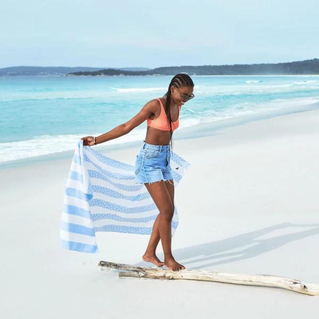 Dock & Bay Beach Towel Cabana Light Collection XL - Daisy Daze - Love Luggage