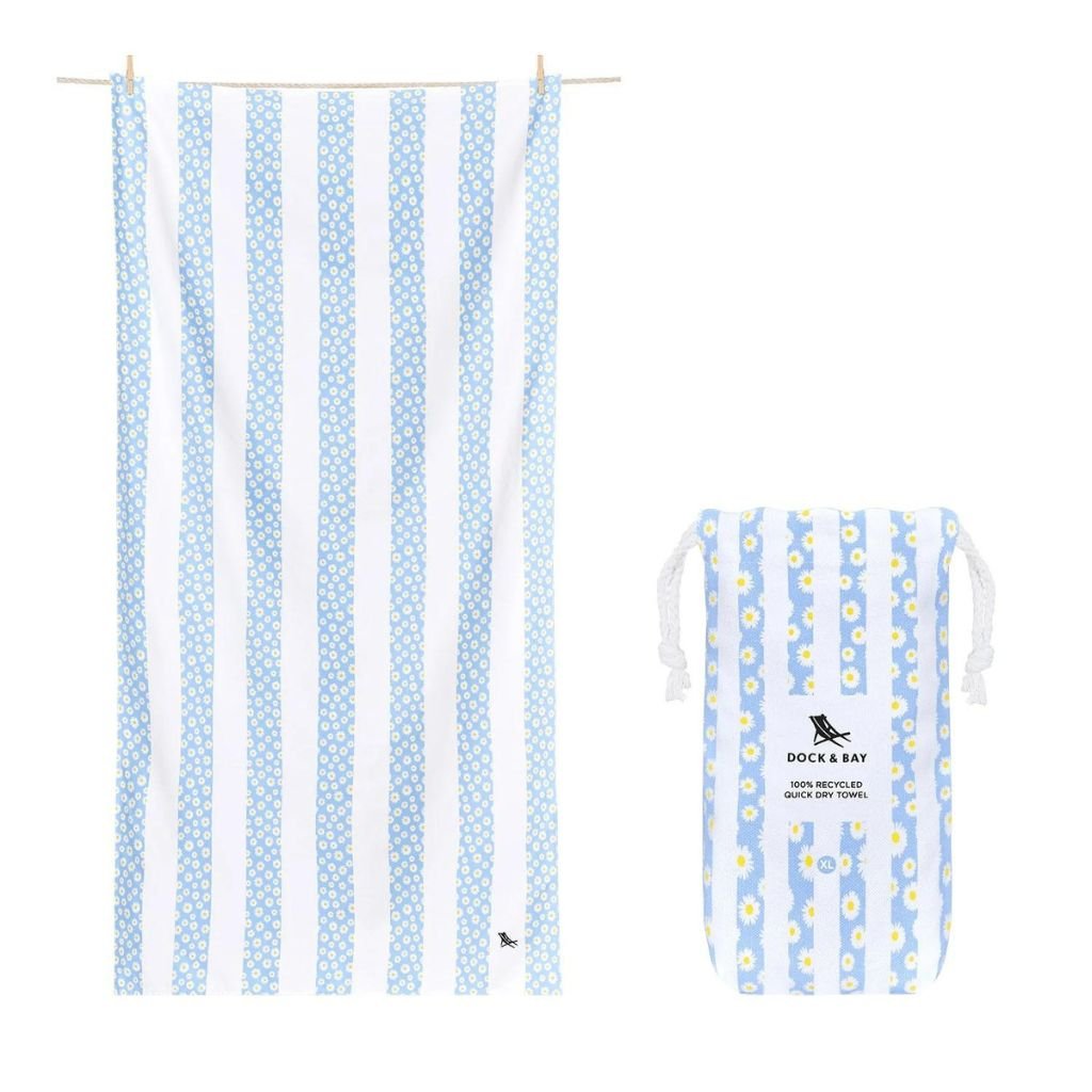Dock & Bay Beach Towel Cabana Light Collection XL - Daisy Daze - Love Luggage