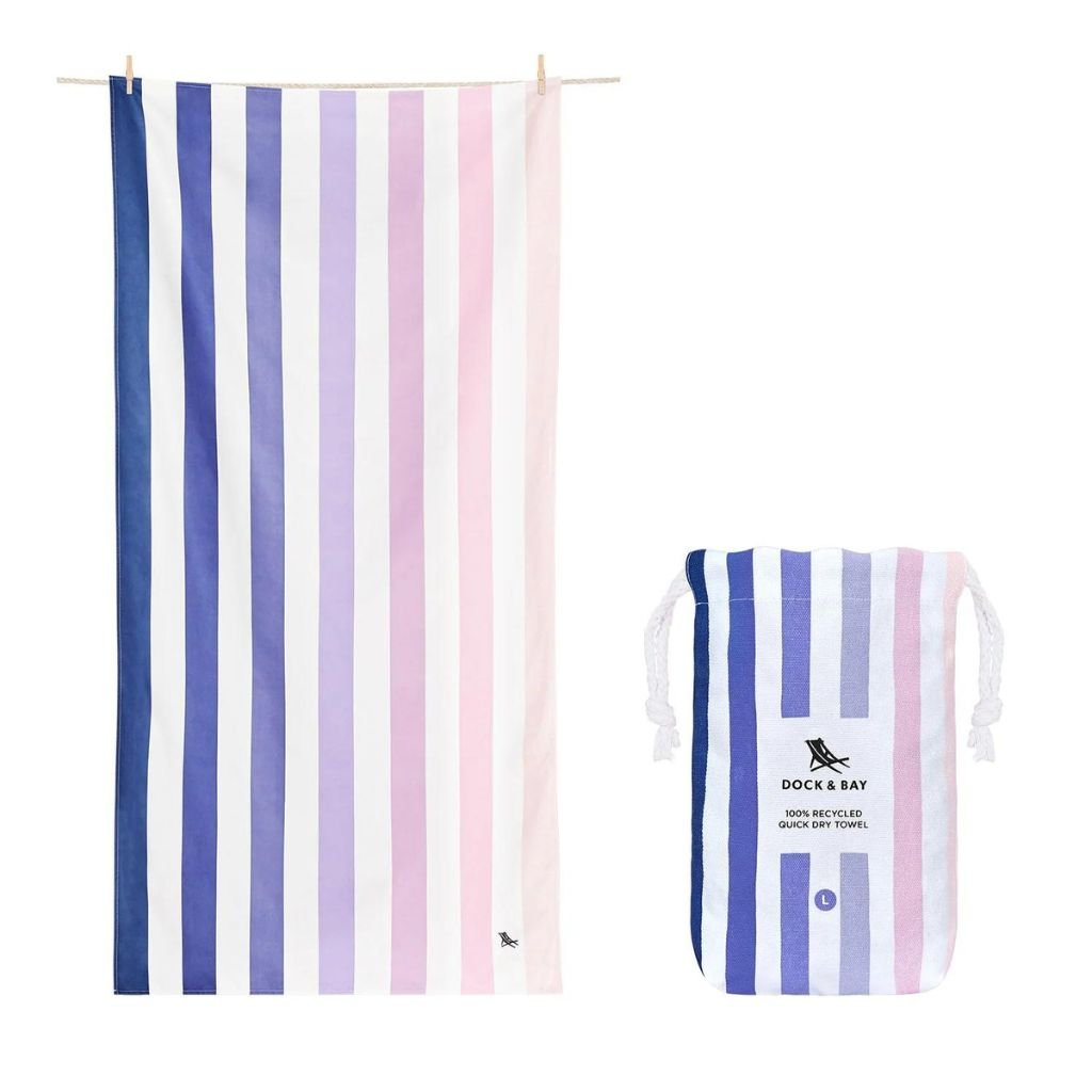 Dock & Bay Beach Towel Cabana Light Collection XL - Duck To Dawn - Love Luggage