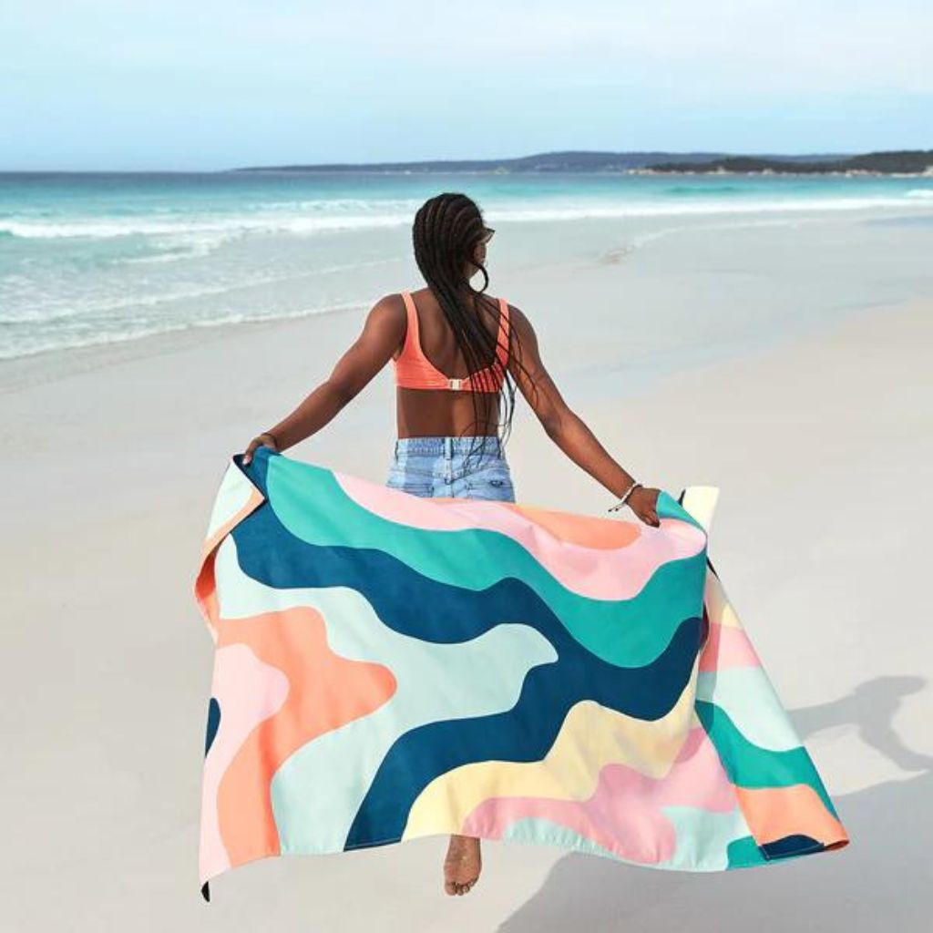 Dock & Bay Beach Towel Cabana Light Collection XL - Get Wavy - Love Luggage