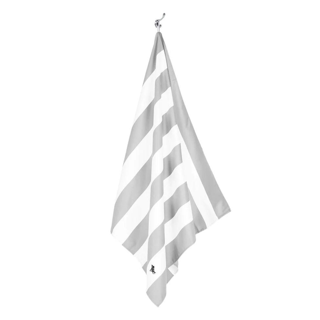 Dock & Bay Beach Towel Cabana Light Collection Xl - Goa Grey - Love Luggage