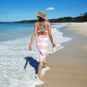Dock & Bay Beach Towel Cabana Light Collection XL - Malibu Pink - Love Luggage