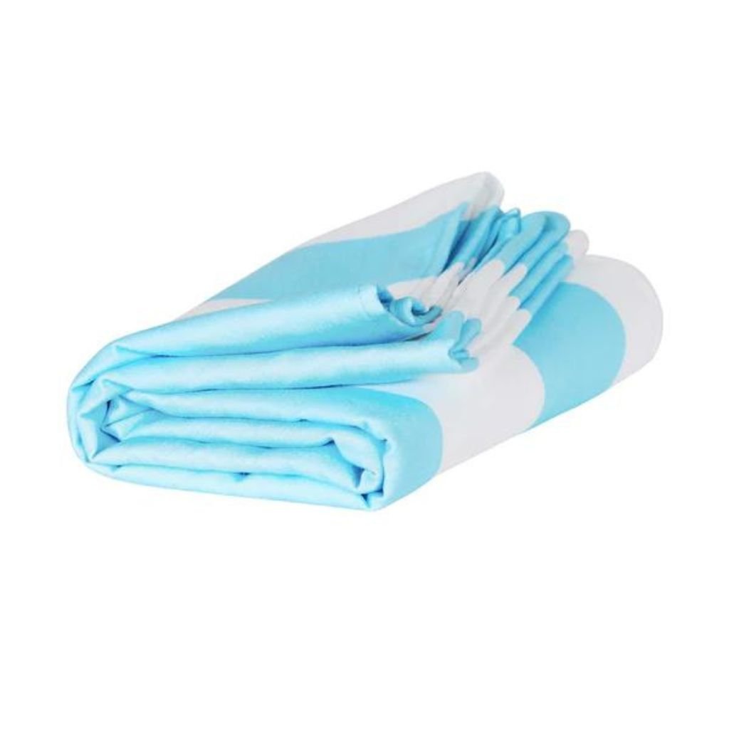 Dock & Bay Beach Towel Cabana Light Collection XL - Tulum Blue - Love Luggage