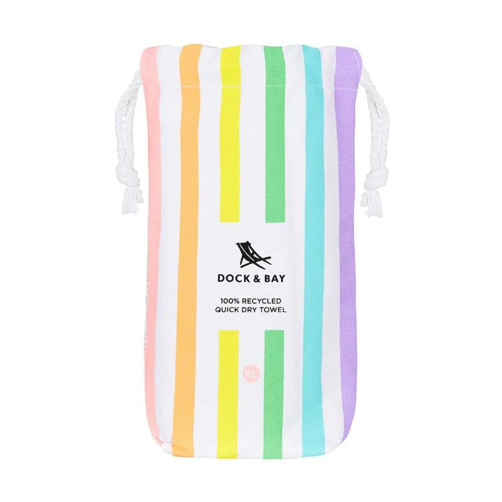 Dock & Bay Beach Towel Cabana Light Collection Xl - Unicorn Waves - Love Luggage