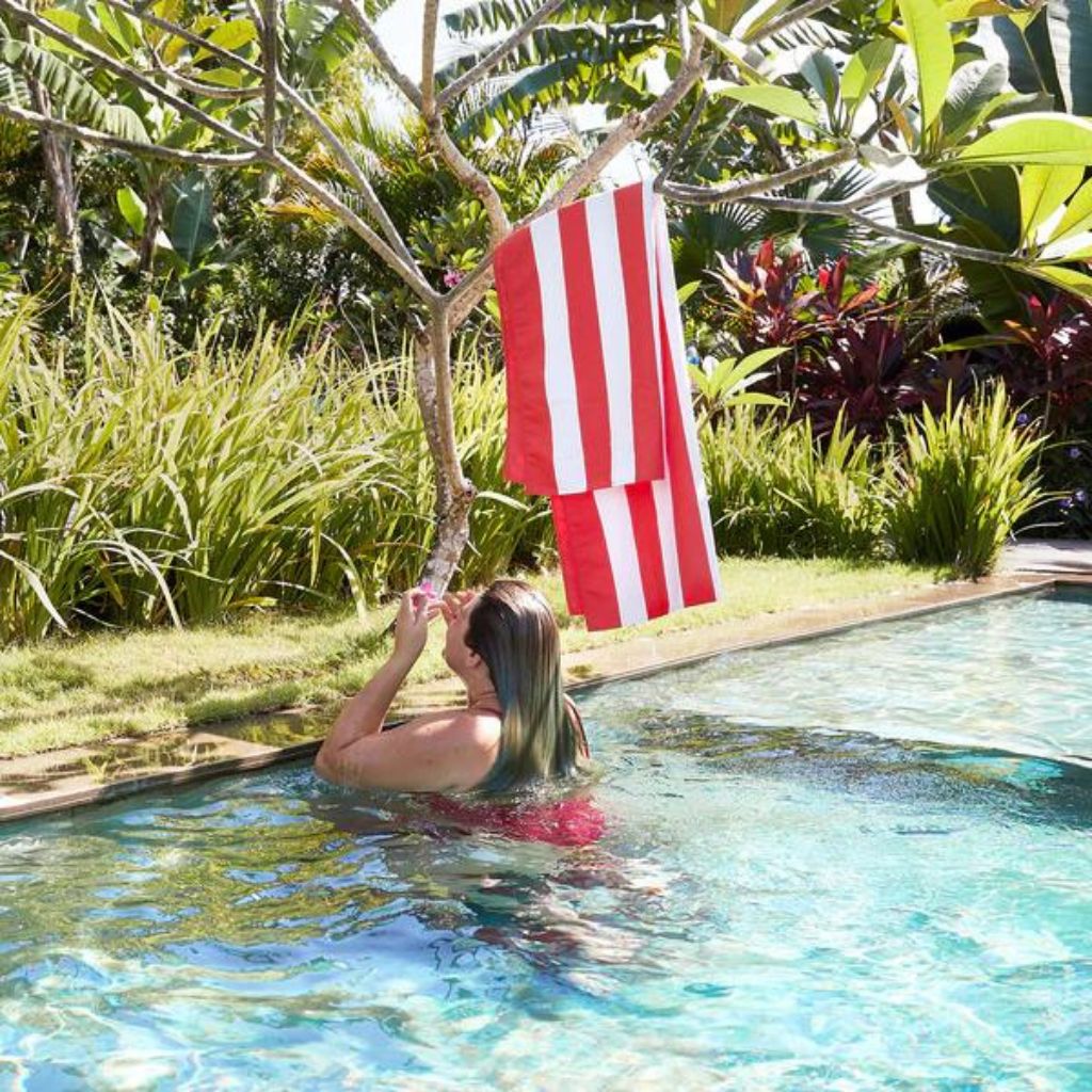 Dock & Bay Beach Towel Cabana Light Collection XL - Waikiki Coral - Love Luggage