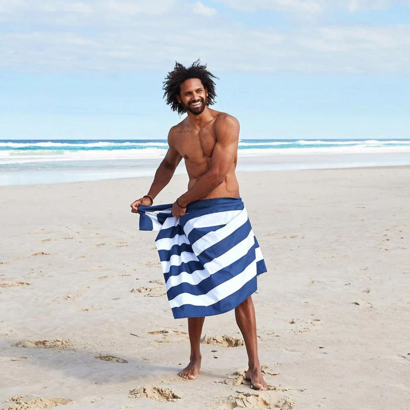 Dock & Bay Beach Towel Cabana Light Collection Xl - Whitsunday Blue - Love Luggage