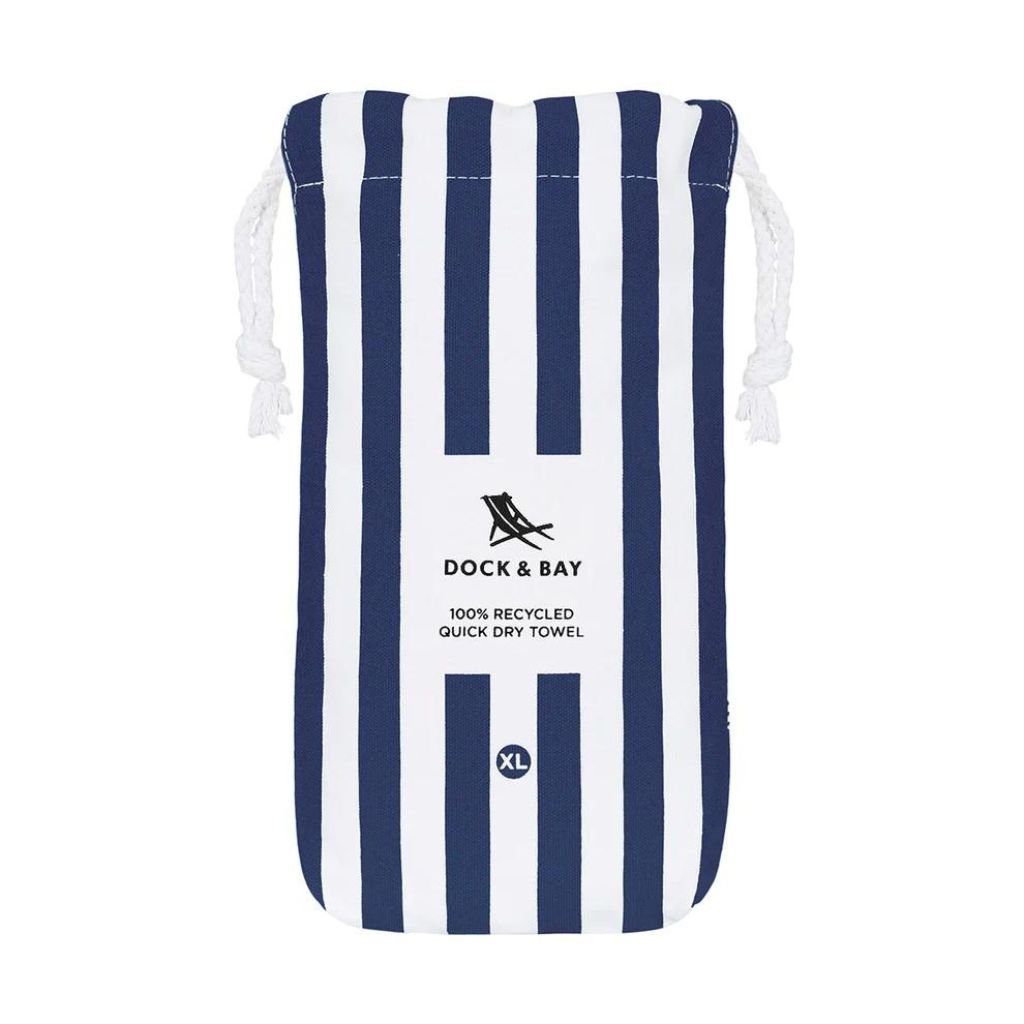 Dock & Bay Beach Towel Cabana Light Collection Xl - Whitsunday Blue - Love Luggage