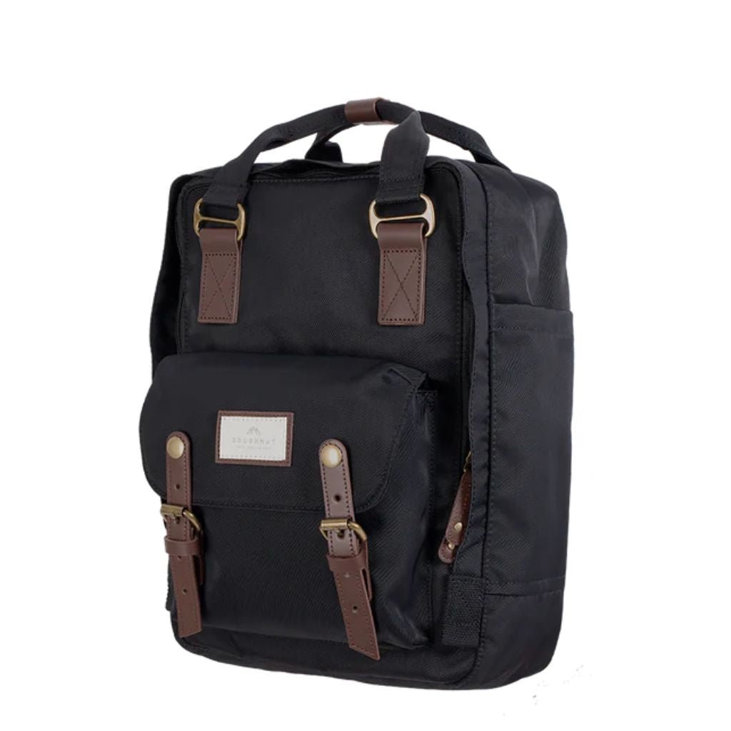Doughnut Macaroon 14" Laptop Backpack - Black - Love Luggage