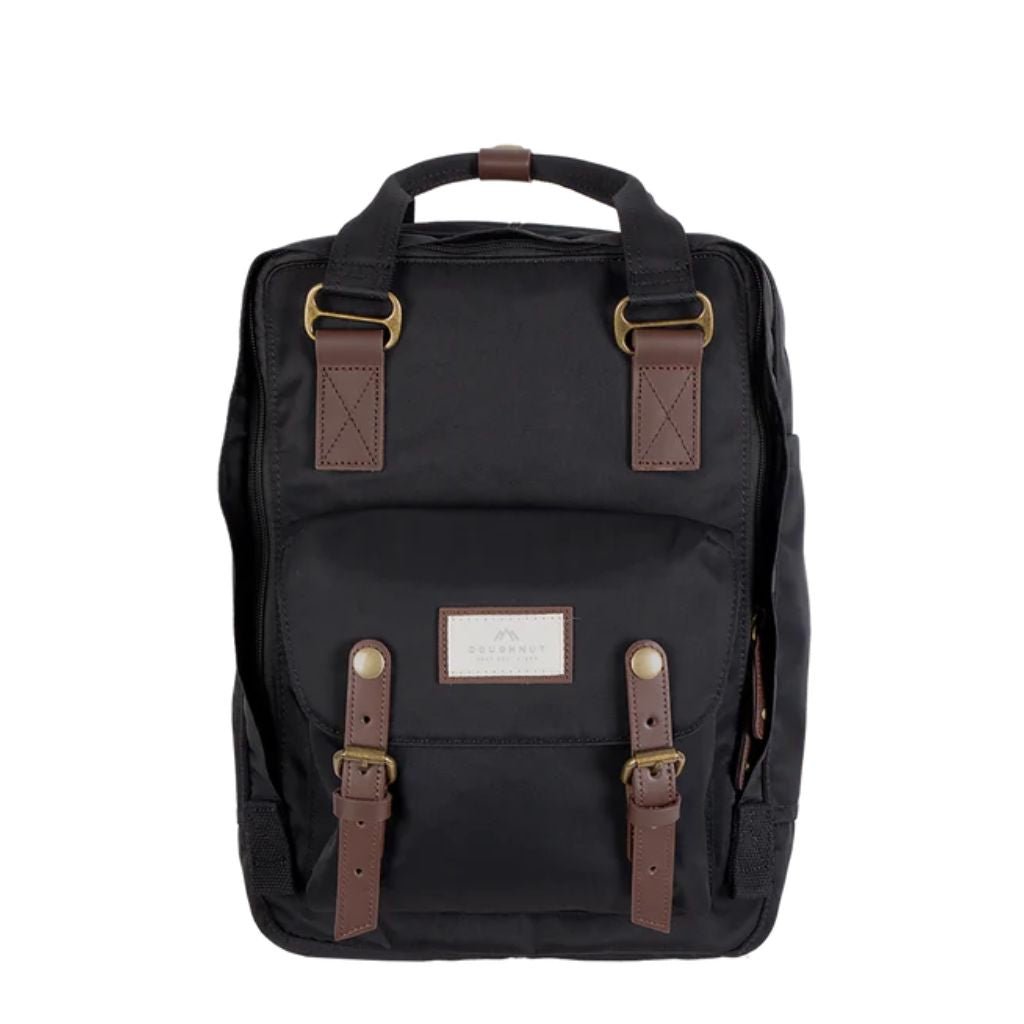 Doughnut Macaroon 14" Laptop Backpack - Black - Love Luggage