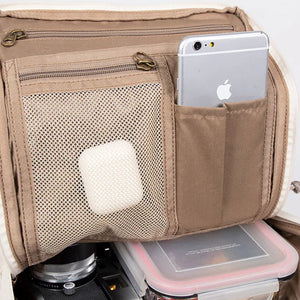 Doughnut Macaroon 14" Laptop Backpack - Charcoal x Caramel - Love Luggage