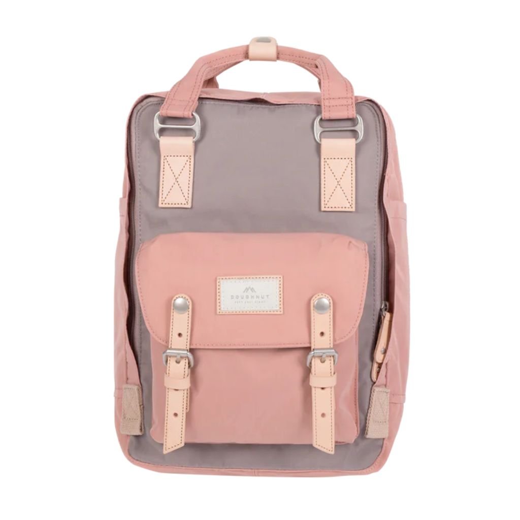 Doughnut Macaroon 14" Laptop Backpack - Lavender x Rose - Love Luggage