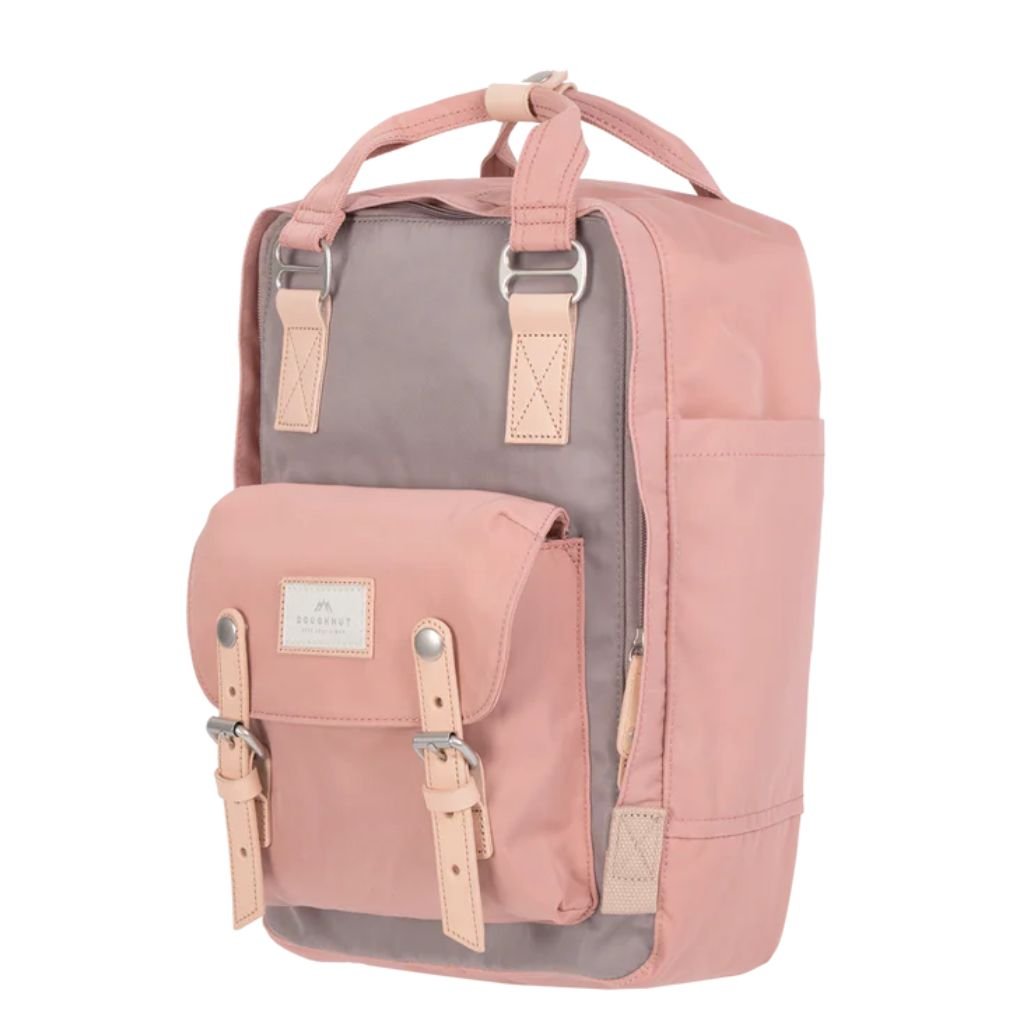 Doughnut Macaroon 14" Laptop Backpack - Lavender x Rose - Love Luggage