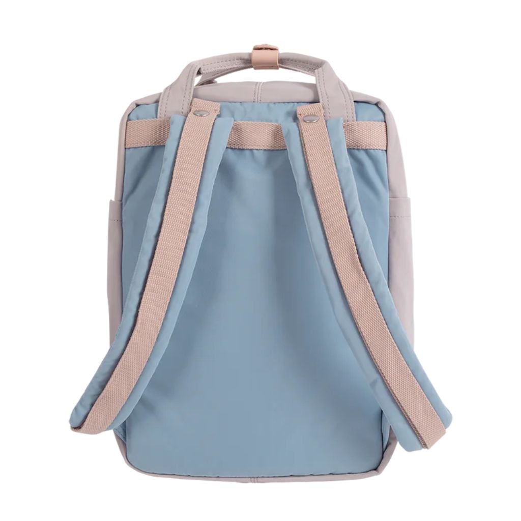 Doughnut Macaroon 14" Laptop Backpack - Light Blue x Ivory - Love Luggage