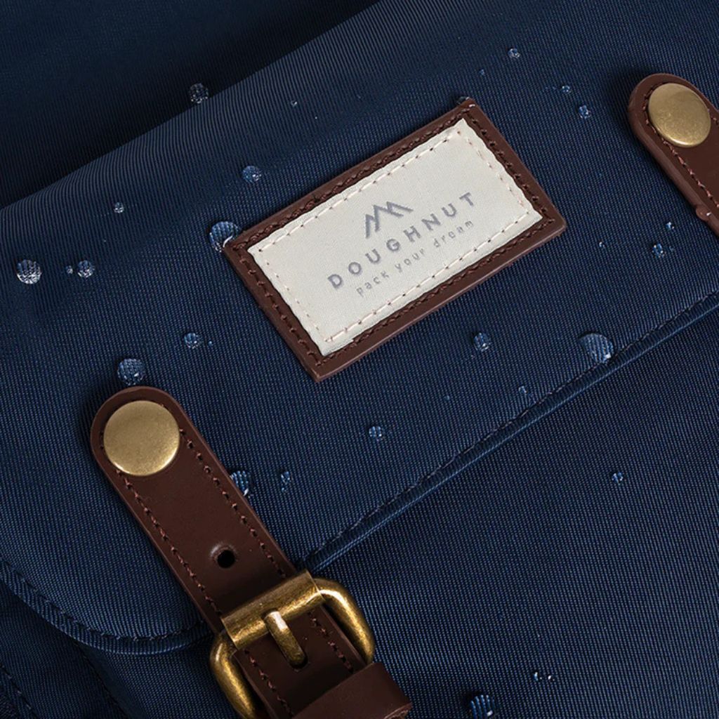 Doughnut Macaroon 14" Laptop Backpack - Light Blue x Ivory - Love Luggage