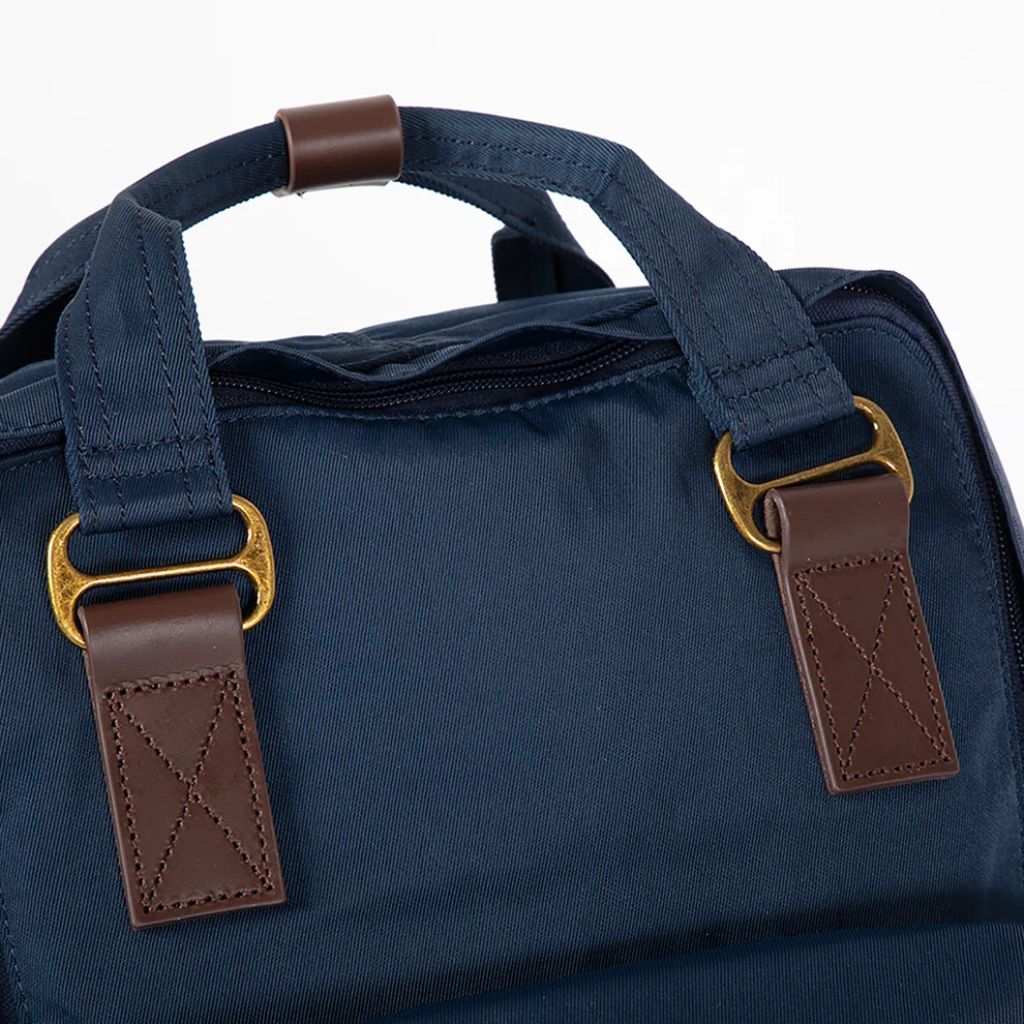 Doughnut Macaroon 14" Laptop Backpack - Light Blue x Ivory - Love Luggage