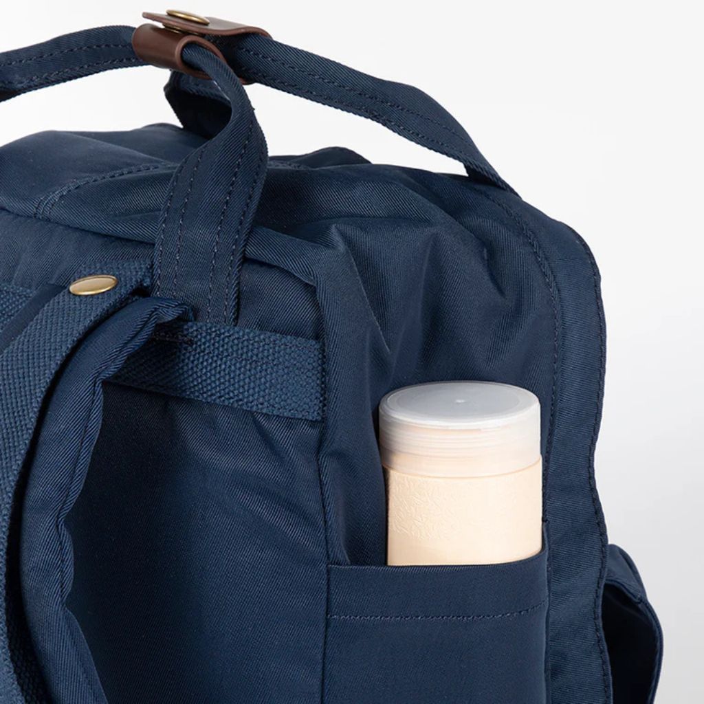 Doughnut Macaroon 14" Laptop Backpack - Light Blue x Ivory - Love Luggage