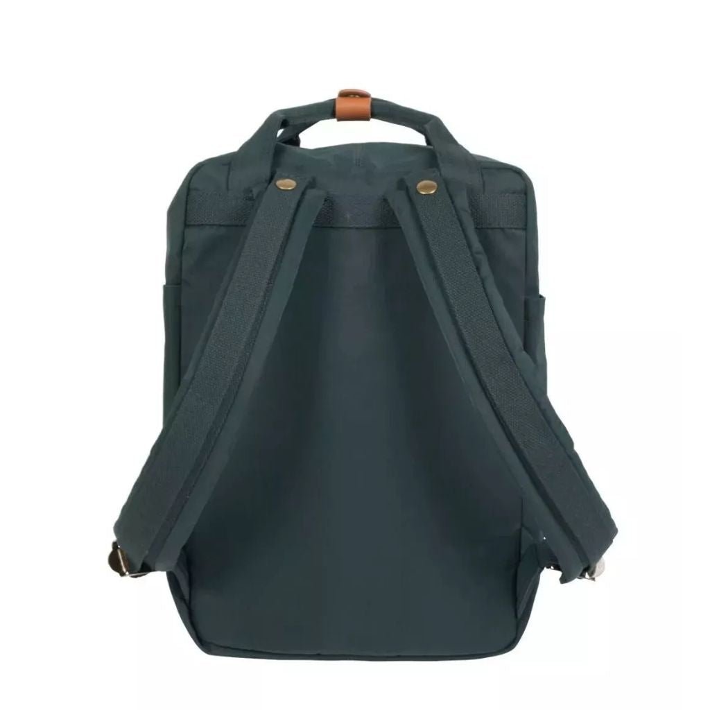 Doughnut Macaroon 14" Laptop Backpack - Slate Green x Yellow - Love Luggage