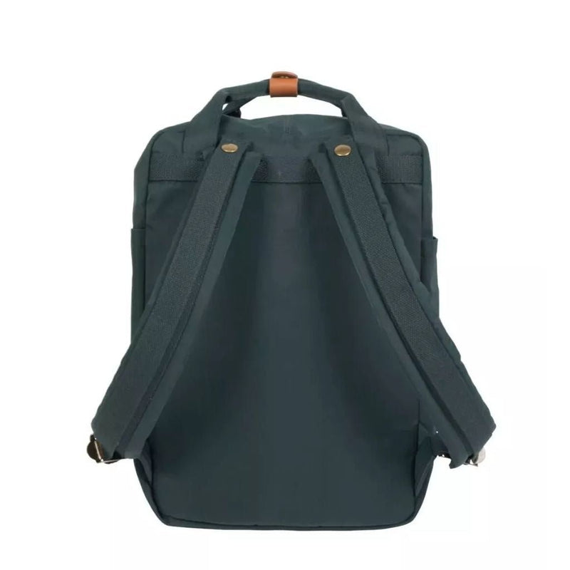 Doughnut Macaroon 14" Laptop Backpack - Slate Green x Yellow - Love Luggage