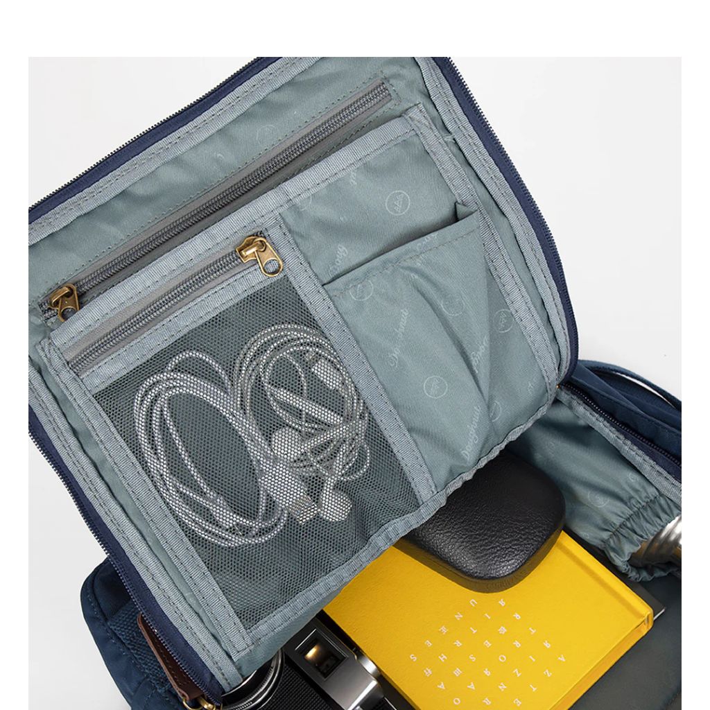 Doughnut Macaroon 14" Laptop Backpack - Slate Green x Yellow - Love Luggage