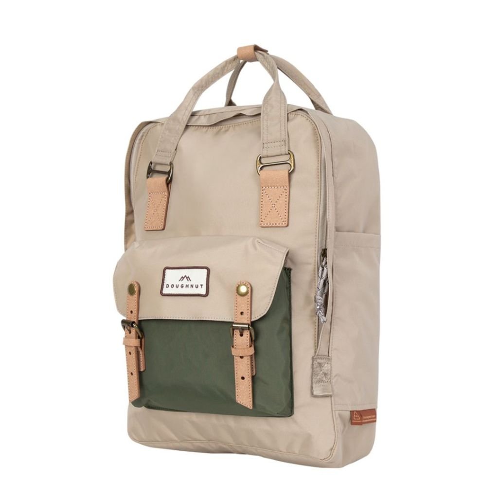 Doughnut Macaroon Jungle II - 14" Laptop Backpack - Beige - Love Luggage