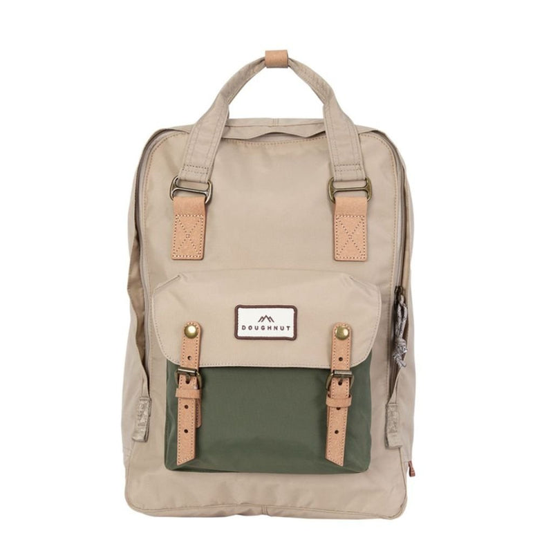 Doughnut Macaroon Jungle II - 14" Laptop Backpack - Beige - Love Luggage