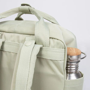 Doughnut Macaroon Nature Pale 14" Laptop Backpack - Lichen - Love Luggage