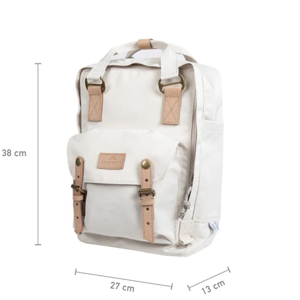 Doughnut Macaroon Reborn 14" Laptop Backpack - Grey - Love Luggage