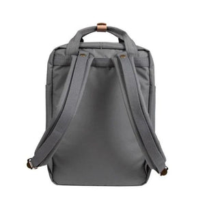 Doughnut Macaroon Reborn 14" Laptop Backpack - Grey - Love Luggage