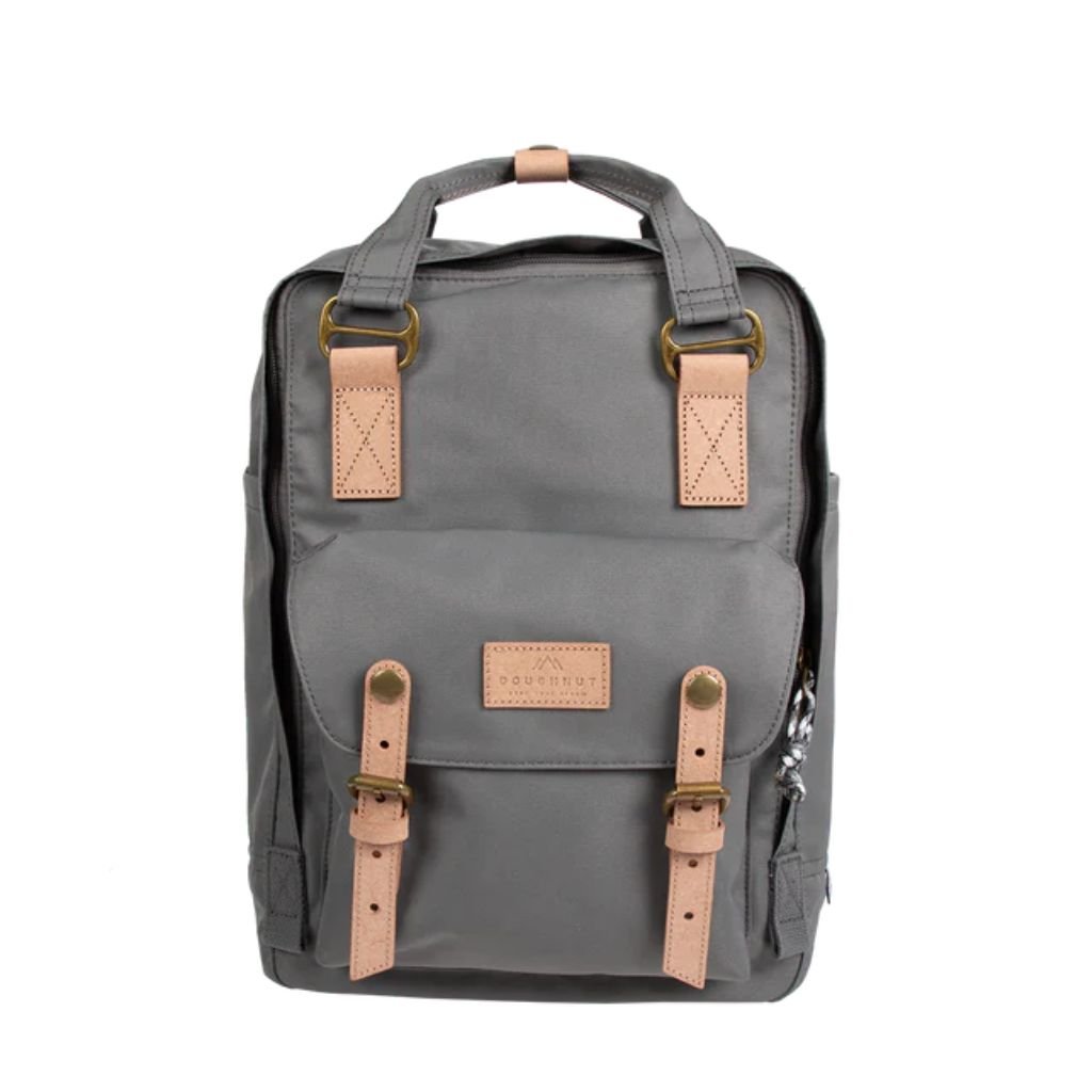 Doughnut Macaroon Reborn 14" Laptop Backpack - Grey - Love Luggage