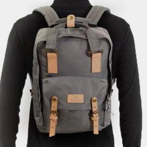 Doughnut Macaroon Reborn 14" Laptop Backpack - Grey - Love Luggage