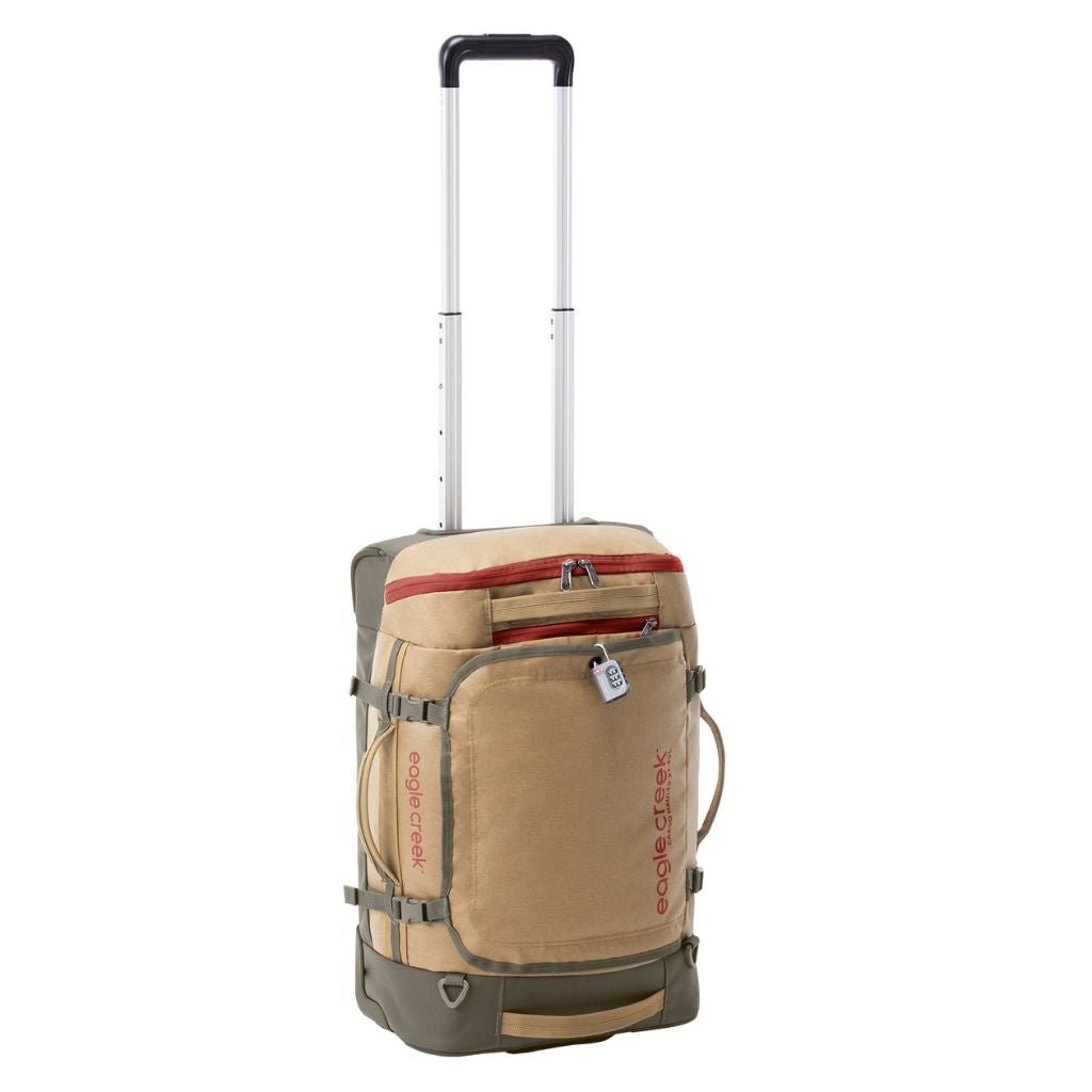 Eagle Creek Cargo Hauler XT Wheeled 55cm Int Carry On Duffel - Safari Brown - Love Luggage