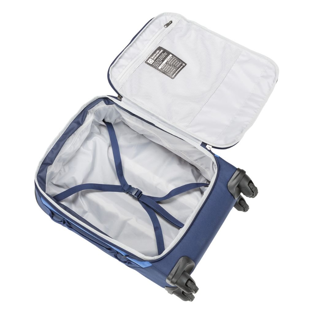 Eagle Creek Expanse 4 Wheel 55cm Int Carry On Spinner Luggage - Pilot Blue - Love Luggage